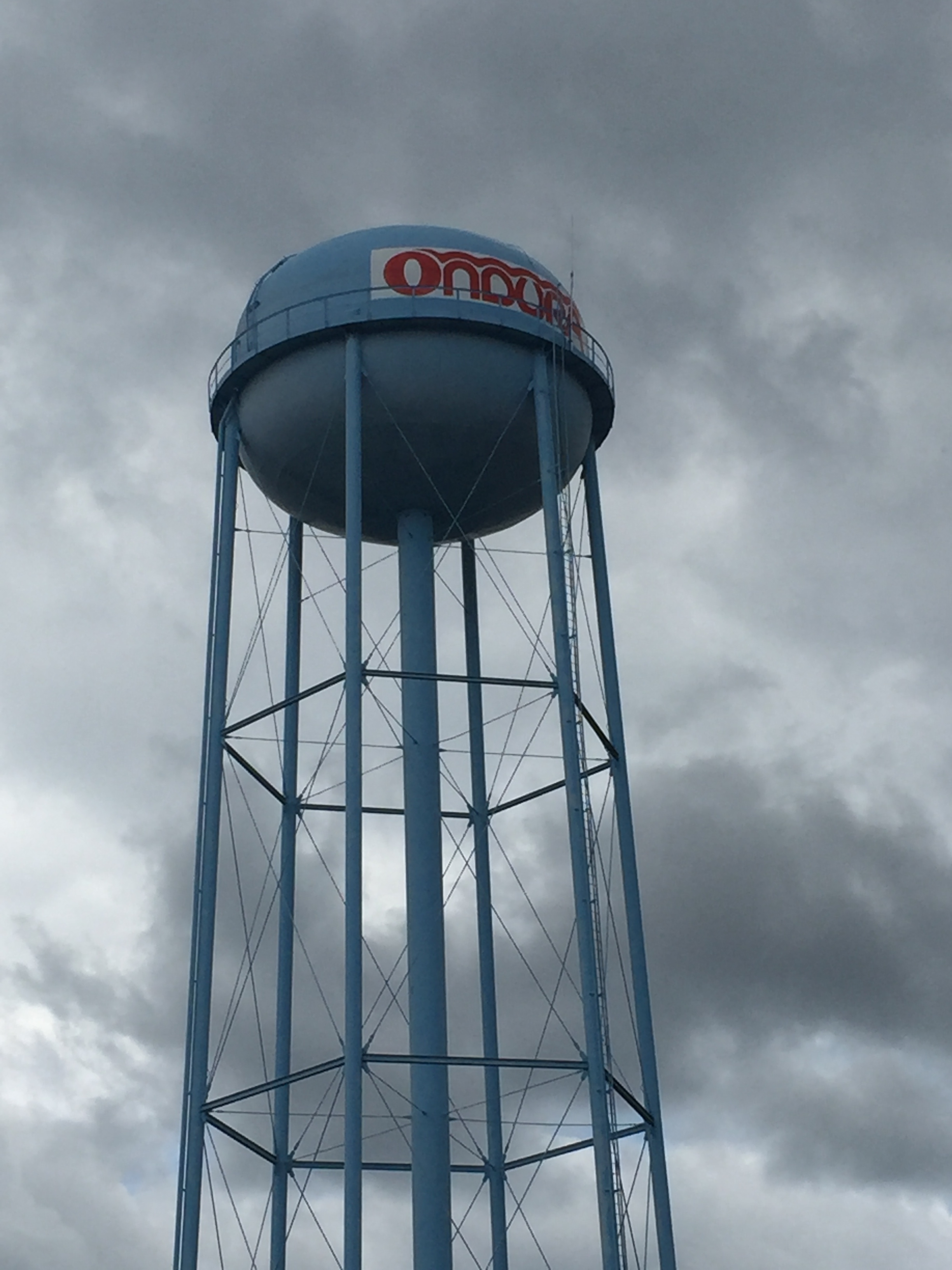Ondura featured on the water tower