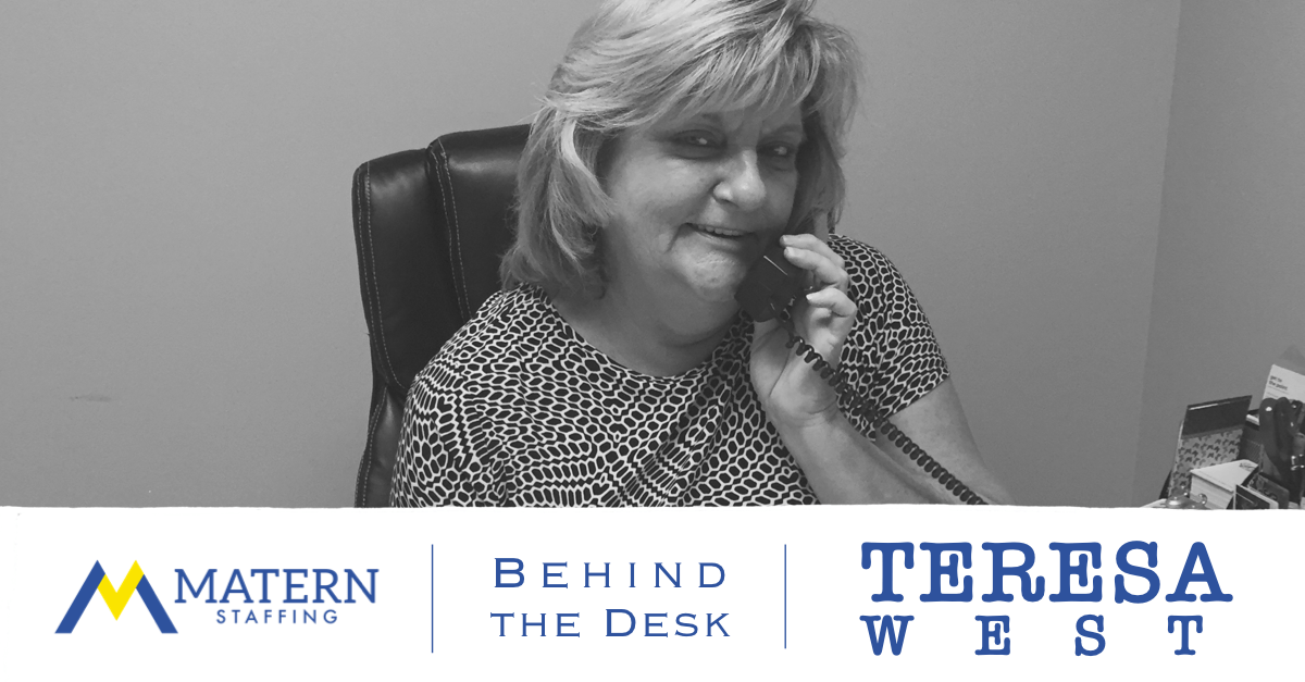 Behind the Desk: Teresa West