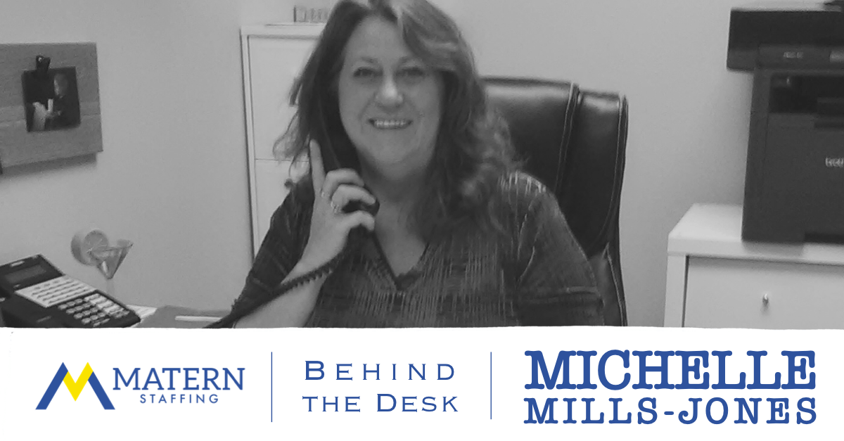 Behind the Desk: Michelle Mills-Jones