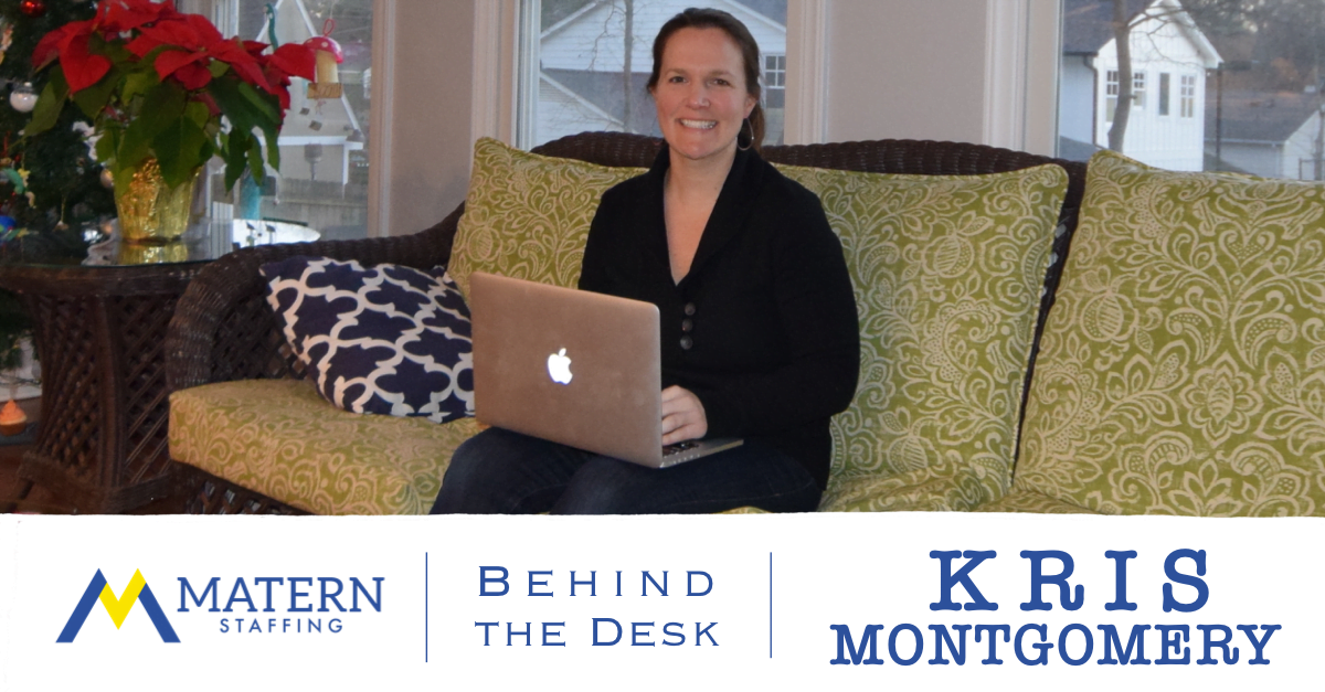 Behind the Desk: Kris Montgomery