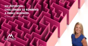 Maze metaphor for business challenges featuring Ginni mastin