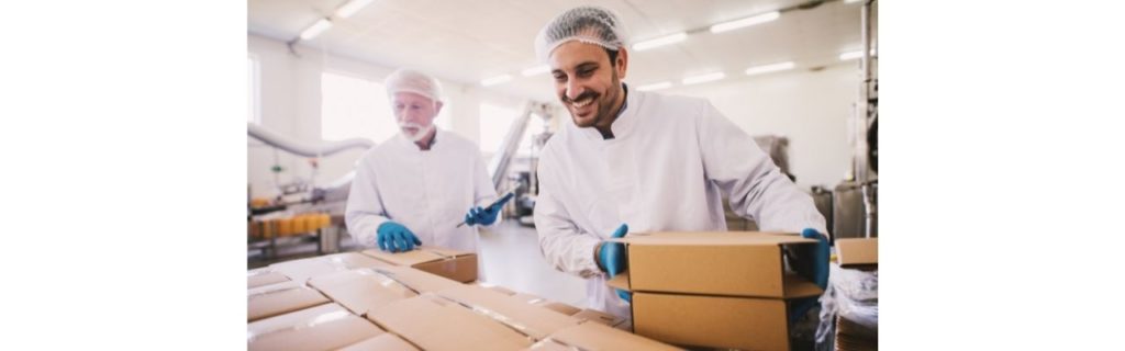 Production QA verifies product packaging