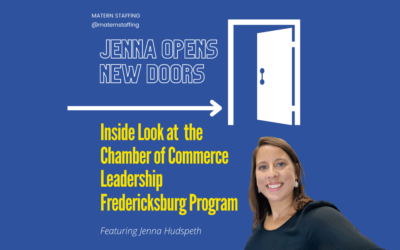 Jenna Opens New Doors: Inside Look at Chamber of Commerce Leadership Fredericksburg Program
