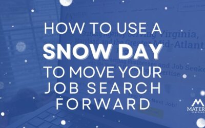 How to Use a Snow Day to Move Your Job Search Forward