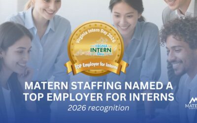 Press Release: Matern Staffing Named a 2026 Top Virginia Employer for Interns