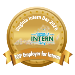 award for 2026 Top Virginia employer for Interns
